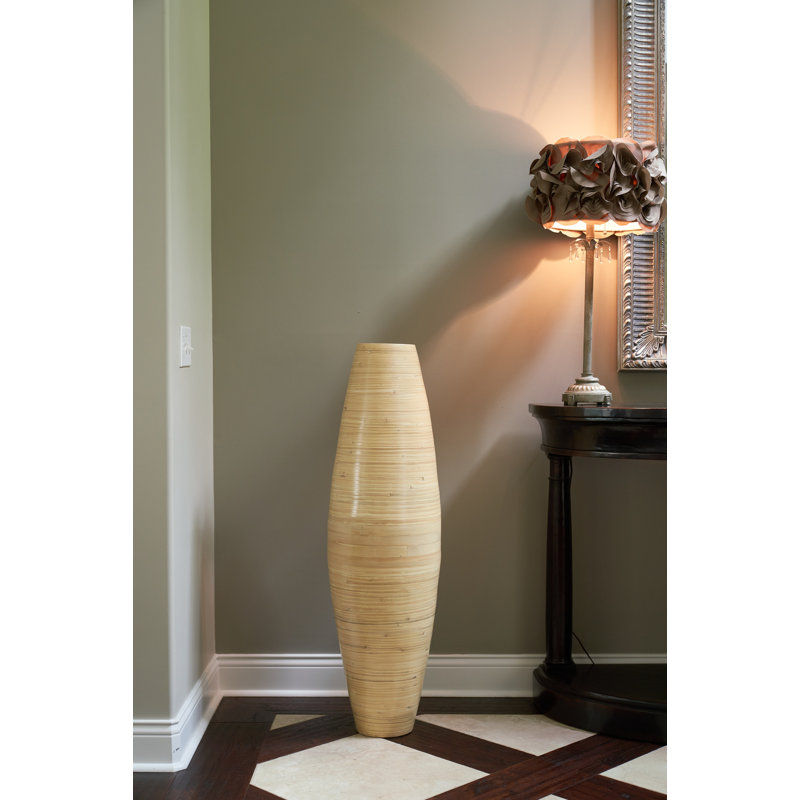 Andover Mills™ Mendez Indoor Wood Floor Vase & Reviews | Wayfair
